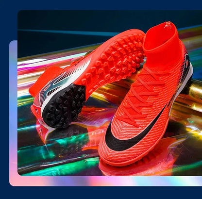 Men Soccer Shoes Society Professional Soccer Cleats Adult Fast Turf Training Football Shoes Outdoor Futsal Football Field Boots