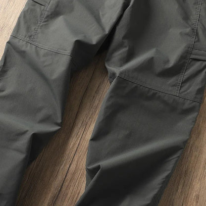 Calças Masculinas de Caminhada ao Ar Livre em Fleece Engrossado Corta-Vento Impermeável Soft Shell Reta Calças de Trabalho Resistentes ao Frio e Quentes