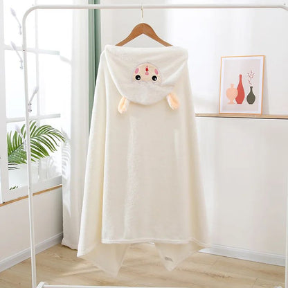 70x140CM Baby Bath Towel Hooded Ultra Soft Towel Highly Absorbent Bathrobe Blanket Toddlers Shower Gifts for Boys Girls