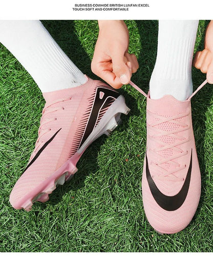 New Men Soccer Shoes Ultralight Cleats Outdoor Football Boots Unisex Hot Sale Women Match FG Sneakers High-quality Professional