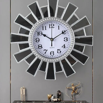 Retro home wall decoration clock font clear wall clock travel time accurate border three-dimensional hanging quartz clock
