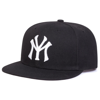 Chapéu Unissex Bordado com Letras Hip-hop, Moderno, Primavera, Outono, Ajustável, Casual, Boné de Beisebol, Chapéu de Proteção Solar