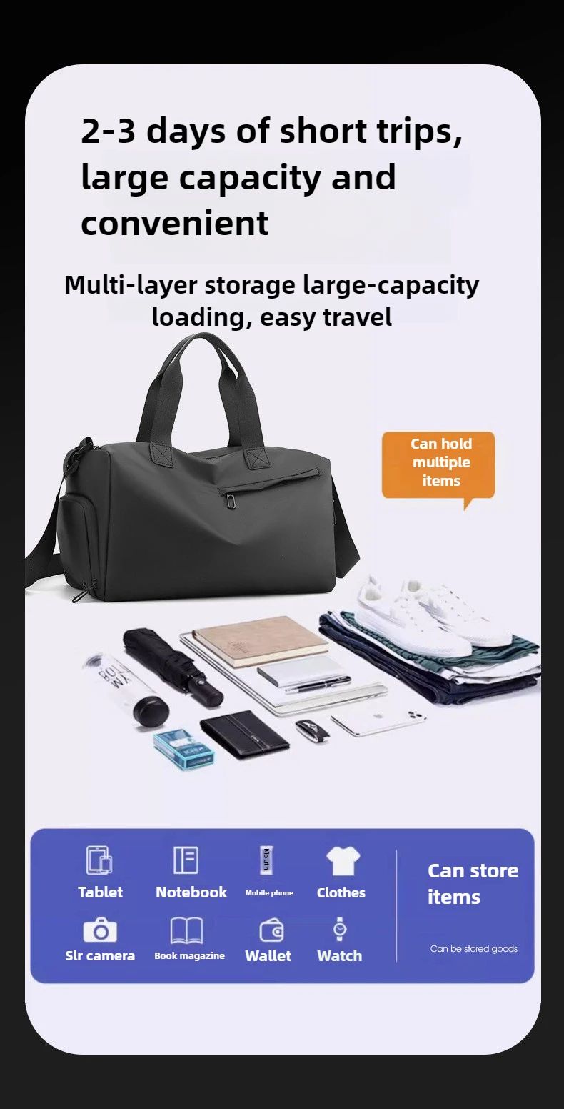 Travel Gym Bags Dry Wet Separation Shoulder Bag Yoga Fitness Travel Backpack Bags Men Women Waterproof Luggage Sports Handbag