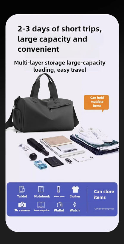 Travel Gym Bags Dry Wet Separation Shoulder Bag Yoga Fitness Travel Backpack Bags Men Women Waterproof Luggage Sports Handbag