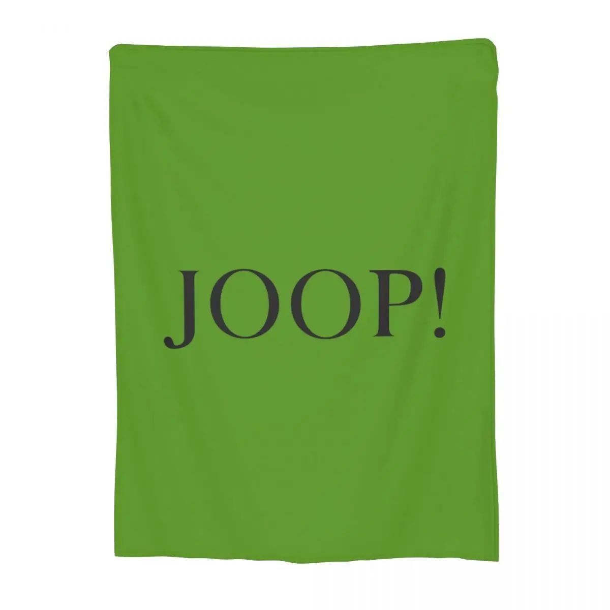 Fashion Joop Logo Soft Warm Flannel Throw Blanket for Bed Living Room Picnic Travel Home Couch  Cozy Bedding