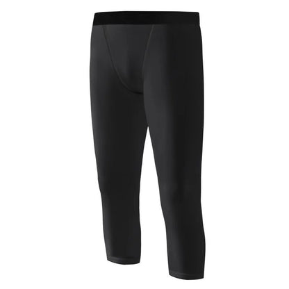 Single Leg Basketball Leggings Quick Drying 6-14 Years Teen Boys Running Football Yoga Fitness Compression Pants Sports