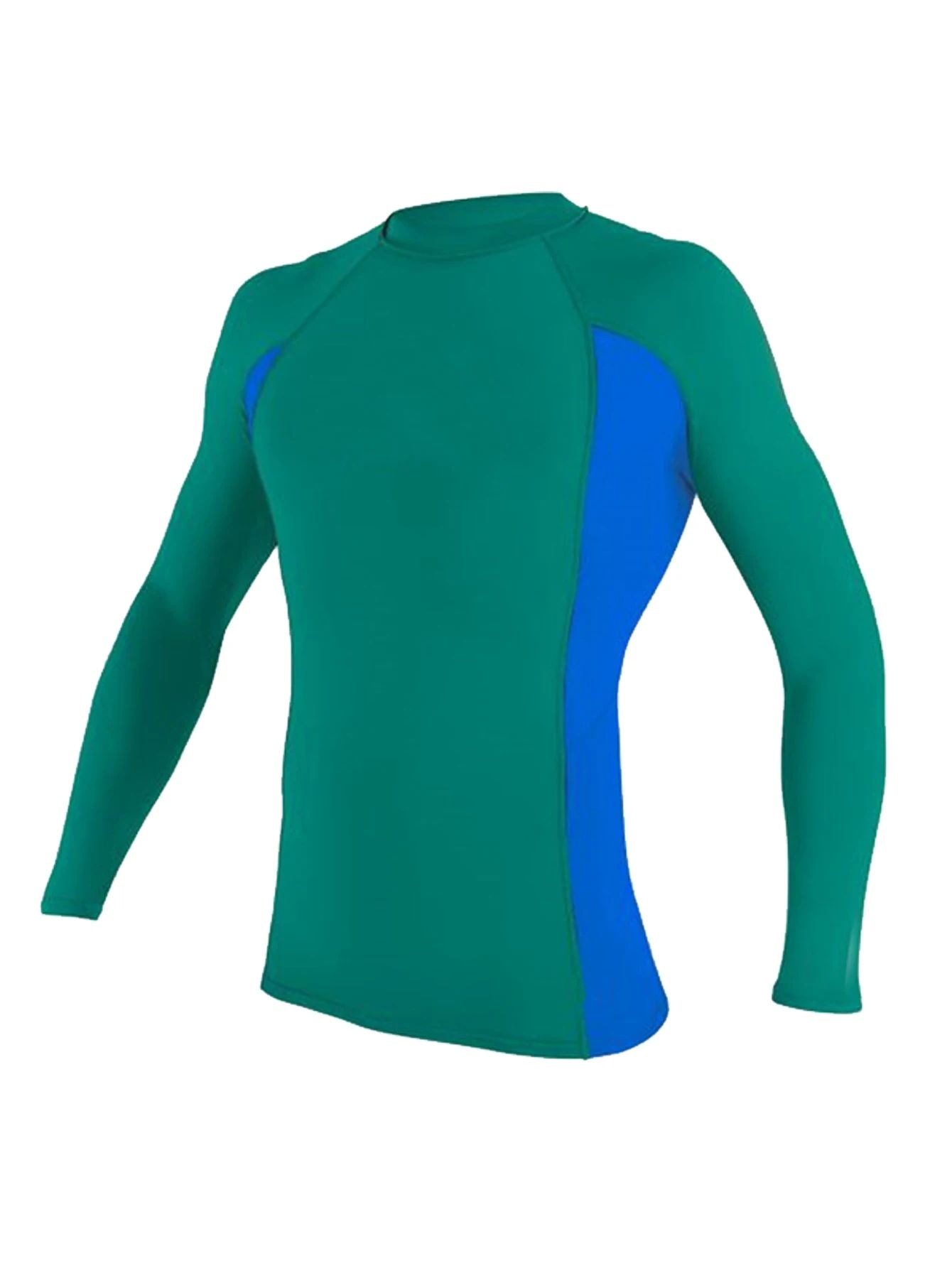 Men's Surfing Shirt Gym Clothes Long Sleeve Basic Surfing Suit Rashguard UV Sun Protection Diving Swimwear