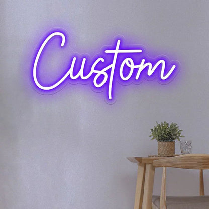 Custom your Personalised Name Neon Sign Light for girls/boys Birthday Gifts Party Bar Wedding Room Wall Decoration Neon Led Sign