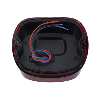 Lanterna traseira de LED de motocicleta para Harley Touring Road King FLHR Softail FL Sportster XL883 1200 Dyna Fat Boy luz de freio traseira