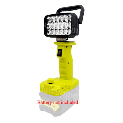 Para Makita Para Milwaukee Para Dewalt Para M18 Para Bosch Bateria de Lítio Estojo Banco de Potência USB Lanternas Holofote Luzes de Trabalho Lâmpada
