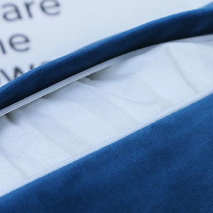 1PC Removable Cylindrical Soft Long Pillow Neck Bolster Pillow Roll Headrest Corduroy Comfortable Pillow Case Cushion with Cover