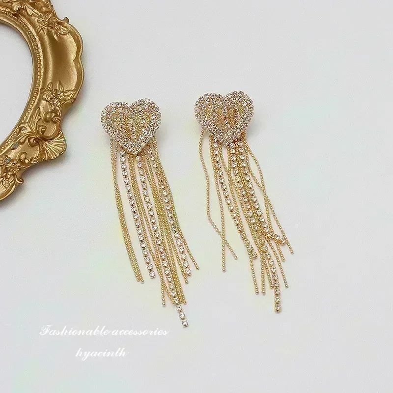 Nova Tendência de Moda Design Exclusivo Elegante e Requintado Brincos Retangulares de Zircônia Para Mulheres Joias Festa de Casamento Presentes Premium