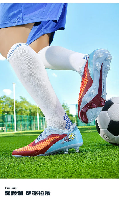 Men Soccer Shoes Original Fast Professional Unisex Cleats Low Cut Football Field Boot Non Slip Comfortable Outdoor Sneaker Match