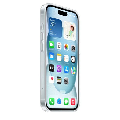 Capa Magnética Transparente Para APPLE iPhone 16 17 15 14 13 12 11 Pro Max 16 Plus 17 Air 16e Compatível Com Carregamento Sem Fio Magsafe