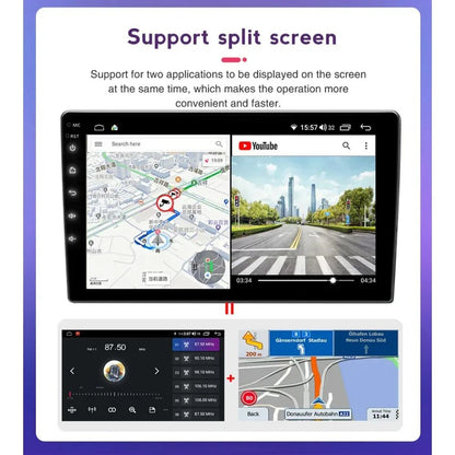 Rádio automotivo Android 13 atualizado para Toyota Corolla EX 2005-2012, tela de toque HD de 9 polegadas com CarPlay e Android Auto sem fio