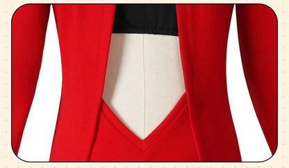 Anime spy x family Yor Forger Cosplay Costumes Red Sweater Dress Suit Casual Wear Black Braid Wig Halloween Costume For Women