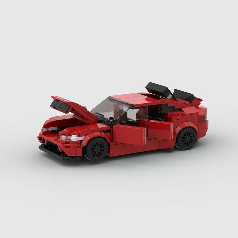 MOC Speed Sports Super Carro de Corrida Blocos de Montar DIY Tijolos Cidade Rally Técnico Grande Veículo de Corrida Presente de Natal Brinquedo