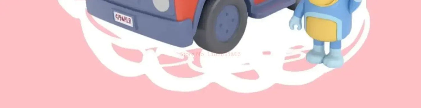 Boneco Moose Bluey Friends Anime Desenhos Bluey Bandit Chilli Bingo Família Brinquedo de Pelúcia Coleção Casa Boneca de Presente