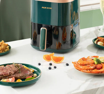 220V AUX Air Fryer and Oven Combo: Multifunctional, Fully Automatic, No Oil Technology, Easy-to-clean DD