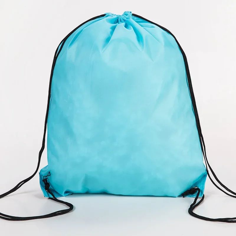 Mochila Dobrável Esportiva para Viagem ao Ar Livre Bolsa Portátil Impermeável para Natação Praia Acampamento Mochila de Cordão Bolsas de Nylon Diárias