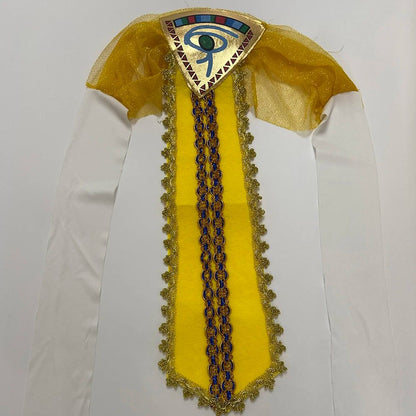 Egypt Nile Pharaoh Cleopatra Costume for Women Men Boys Girls Family Halloween New Year Party Fancy Dress