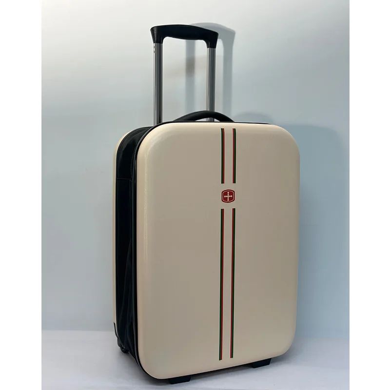Foldable Upright Luggage Portable Business Travel Suitcase 20/24 Inch - Compact Foldable Carry-On for Easy Storage And Transport