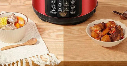 Panela de pressão elétrica para casa. Multifuncional. Panela elétrica de arroz. Panela de pressão elétrica de grande capacidade.