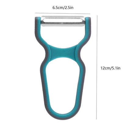 3pcs/set Peeler Stainless Steel Food Slicer Non-Slip Handle Manual Kitchen Peeling Tool Color Random Kitchen accessories