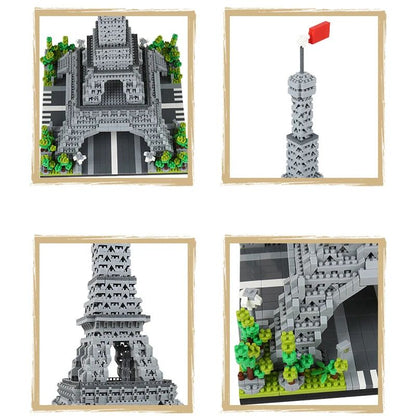 Paris Torre Eiffel Arquitetura Brinquedo de Blocos de Construção Exquisito Souvenir e Presente Perfeito | Ideal para Desafiar e Educar