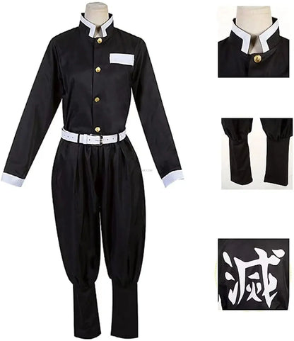 2026 Halloween Rengoku Kyoujurou Cosplay Anime  Cosplay Costume  Kimono Haori Wig Ring