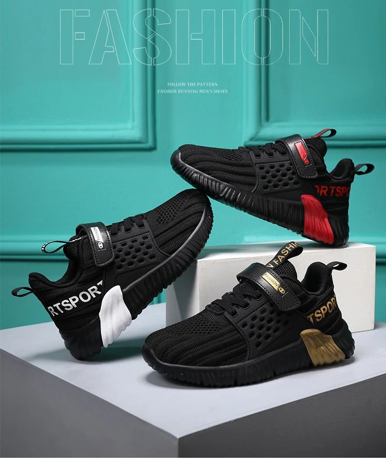2025 Kids Sneakers Boys Casual Shoes For Children Sneakers Shoes Mesh Anti-slippery Fashion Tenis Infantil Menino Spring