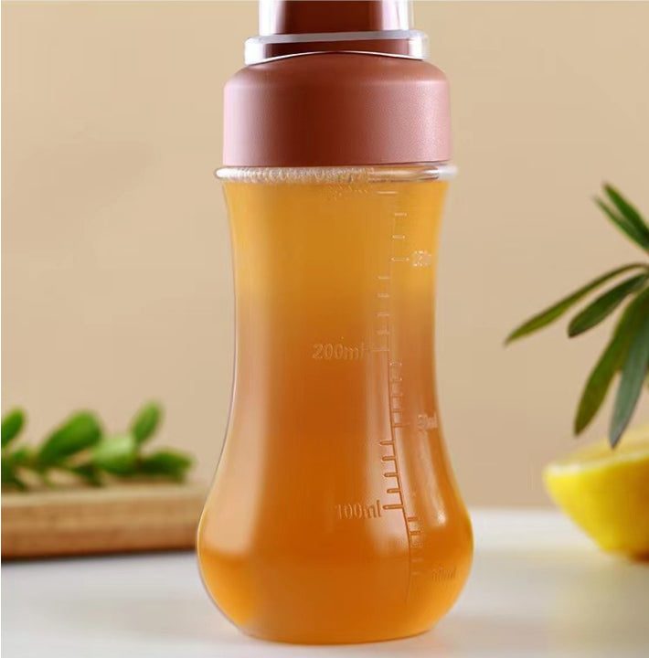 Frasco Espremedor Poroso para Molhos 350ML Garrafa para Molho de Tomate Mel Salada Recipiente Dispensador de Condimentos de Cozinha para Ketchup Molhos BBQ Óleo