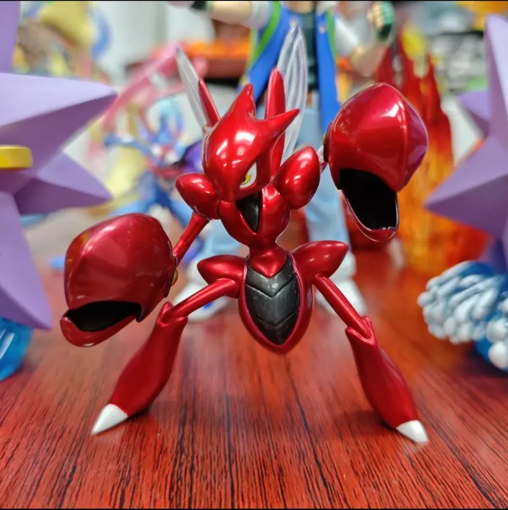 Anime Pokemon Figure Scizor Action Figures PVC Collection Model Toys for Children Gifts 9cm/3.54in