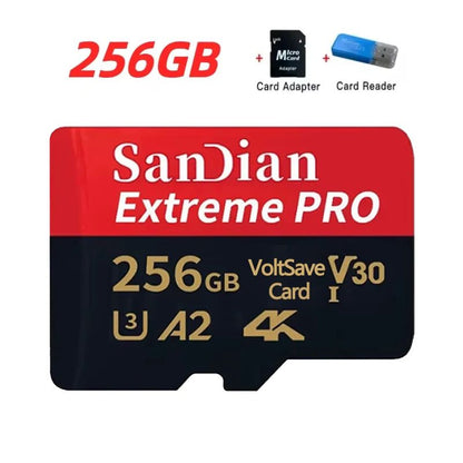 Original 128GB1TB large capacity flash memory card 512GB Class10 high-speed SD card suitable for devices such as Mac/PC/cameras·