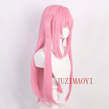 Anime Bocchi The Rock Hitori Gotoh Cosplay Wig Straight Pink Wig Cosplay Wigs Heat Resistant Synthetic Wigs