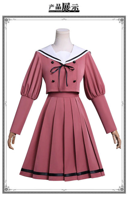 2026Fragrant flowers bloom in a majestic manner, cosplay by Kaoru Ran and Kaoru Kuri, school uniform, daily outfit, and clothing