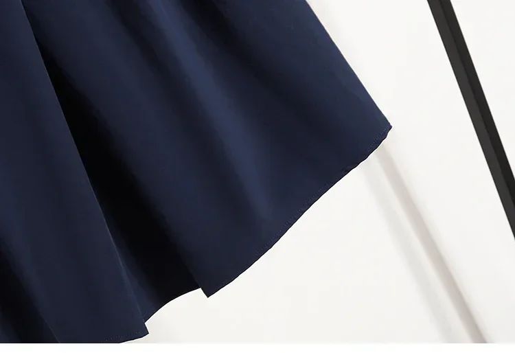 Summer Women Plus Size Skirt 2025 New High Waist Irregular Mid Long Skirt Woman Elastic Waist A Line Pleated Big Size Skirts