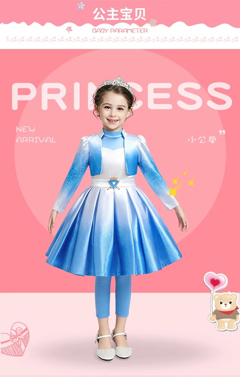 Movie Descendants Rise Red Chloe Cosplay Fantasy Clothing Women Costume Disguise Halloween Female Party Outfits