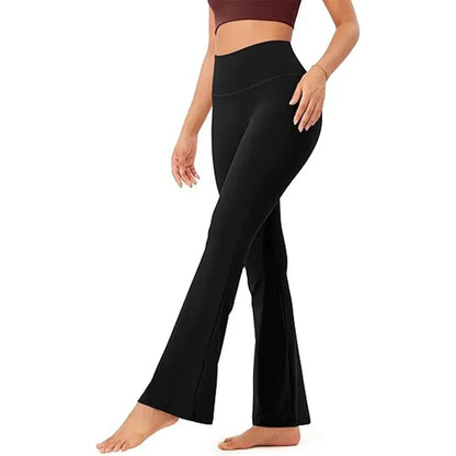 Tummy Control & Butt Lifting Flare Leggings for Tall Women, High Waisted Toning Workout Pants