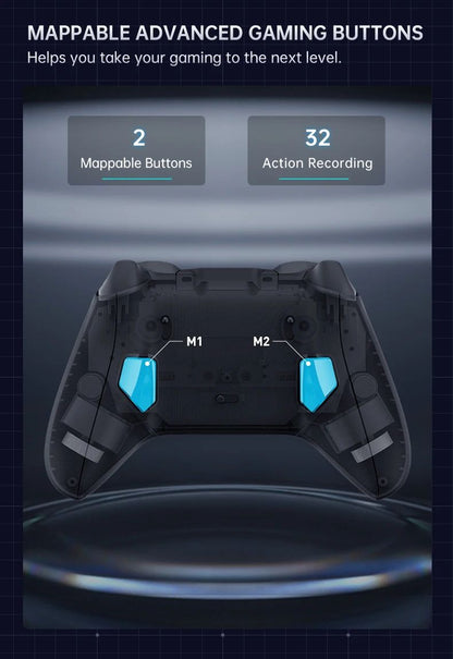 G6 Pro Tri Mode Gamepad Wireless Controller for PC Nintendo Switch 2 Hall Effect Joystick Polling Rate MACHENIKE Game Controller