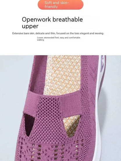 Orthopedic Shoes for Women Walking Shoes Slip On Arch Support Memory Foam Breathable Sneakers Summer Comfortable Casual Trainers