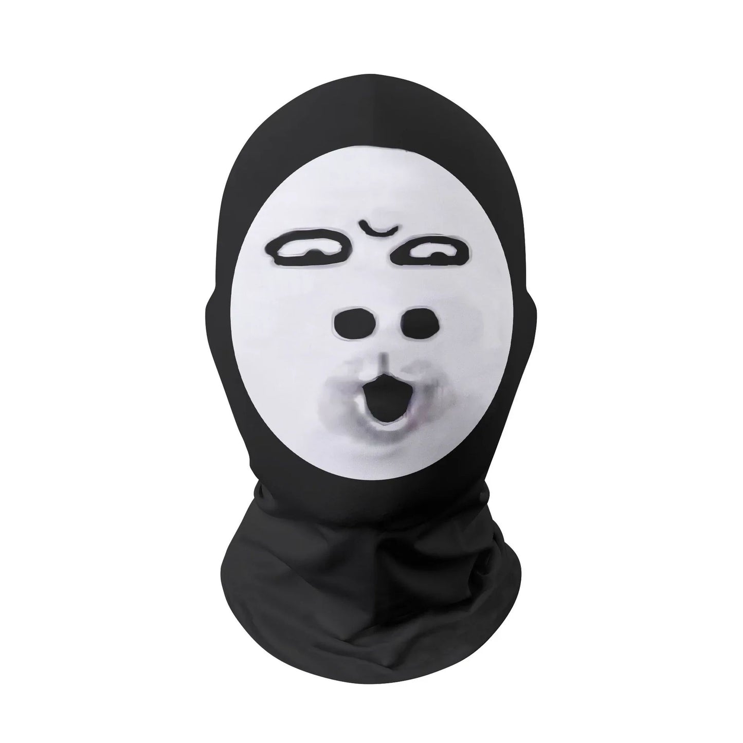 Customizable Masks Halloween 3D Mask Full Face Elastic Mesh Sunscreen Mask for Men Women Party Cosplay Headwear Cosplay Masks