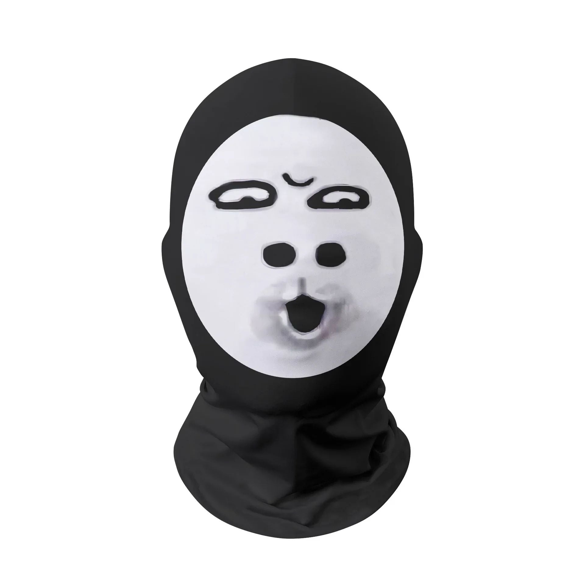 Customizable Masks Halloween 3D Mask Full Face Elastic Mesh Sunscreen Mask for Men Women Party Cosplay Headwear Cosplay Masks