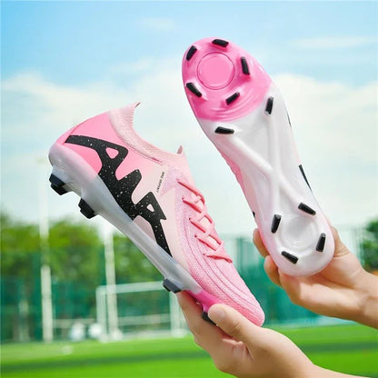 New Men Soccer Shoes Adult Non-Slip Boys Adult Futsal Sport Football Boots Grass Cleats Indoor Ultralight Turf Comfortable