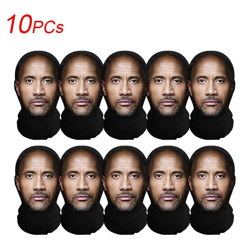 1~10PCs Personalized Realistic Mask with Full Face Prank Mask Headgear for Role-Play Halloween Cosplay