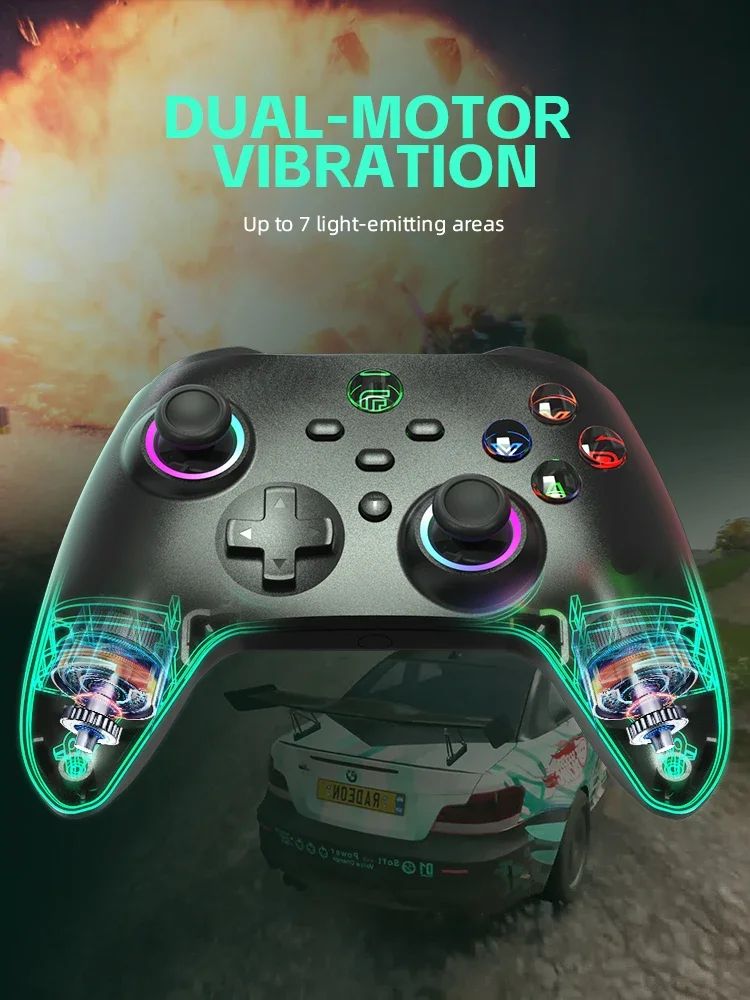 DATA FROG Turbo Programmable Wireless Pro Gamepad Compatible With Switch OLED LITE PC Android