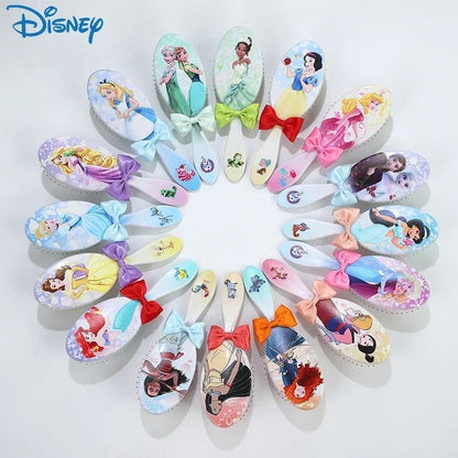 Pentes com almofada de ar tema Princesa Disney Pequena Sereia Ariel Princesa Elsa Anna Pente de massagem capilar fofo para crianças Presentes para meninas