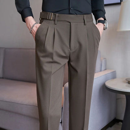 Navy Men's Suit Pants, White Black Trousers, Gray Khaki Pantalones Hombre Fashion Slim Male Pant, 28 29 30 31 32 33 34 36