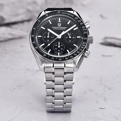 PAGANI DESIGN 2025 New Men's Watches Top Luxury Quartz Watch For Men Auto Date Speed Chronograph AR Sapphire Mirror Wrist watch