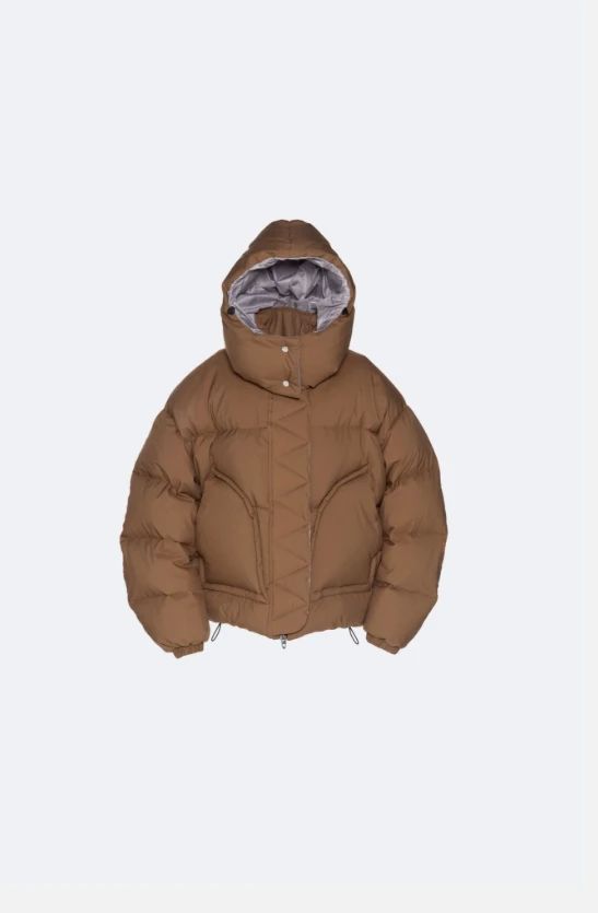 Detachable Hooded Padded Jackets Women's Loose Full Sleeves Zipper Pockets Stand Collar Coats 2025 Autumn Winter Female Outwear